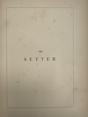 Lot 53 - EDWARD LAVERACK. 'The Setter,' pebbled cloth,...
