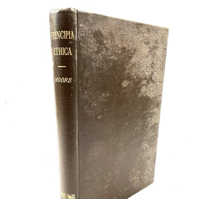 Lot 42 - GEORGE EDWARD MOORE. 'Principia Ethica,' first...