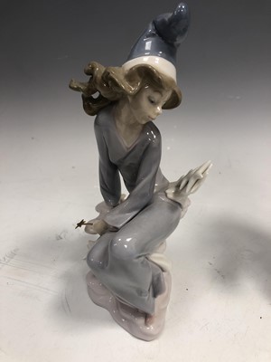 Lot 14 - Three Lladro figures the wish upon a star...