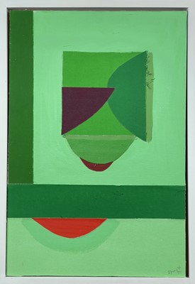 Lot 89 - Sir Terry FROST (1915-2003) Your Green Acrylic...