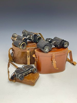 Lot 246 - A pair of Carl Zeiss Jena binoculars, in...