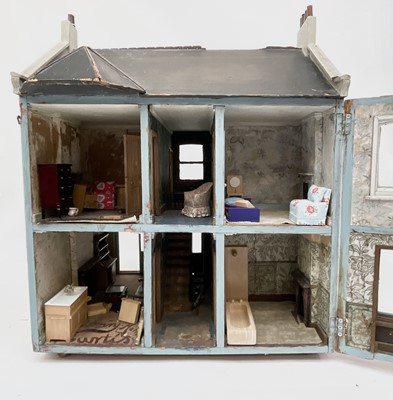 Lot 352 - An Edwardian dolls house, 'The Cedars', made...