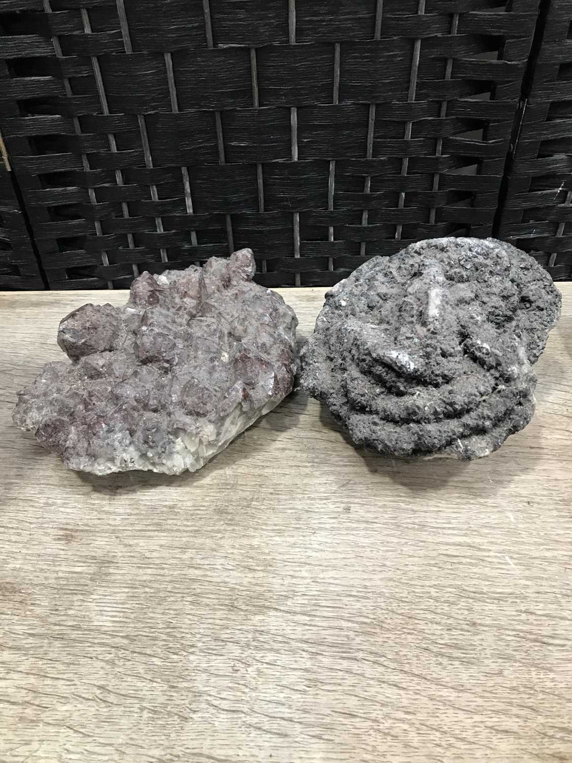 Lot 2 - Two large mineral specimens.