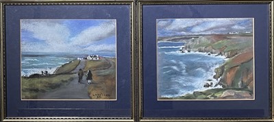 Lot 1410 - R.D. (20th Century British School) 'Lands End'...