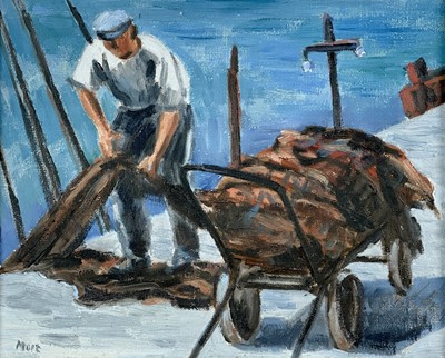 Lot 575 - Marjorie MORT (1906-1989) Loading the Trolley...