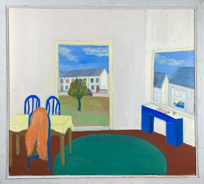 Lot 584 - Bob BOURNE (1931) Through the Window Oil on...