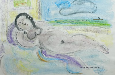 Lot 175 - Dora HOLZHANDLER (1928-2015) Reclining Nude...