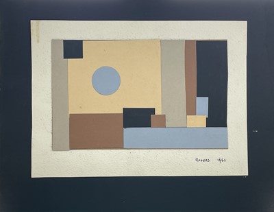 Lot 179 - Edward H. ROGERS (1911-1994) Abstract Design...