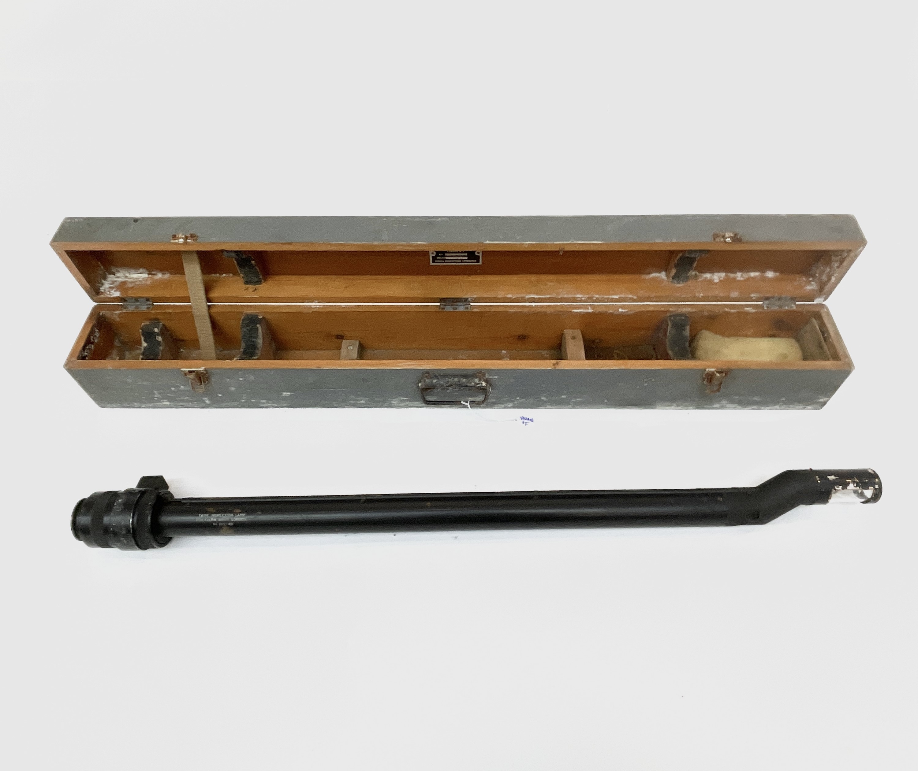 Lot 365 - A tank inspection lamp by P.W. ALLEN WRAY