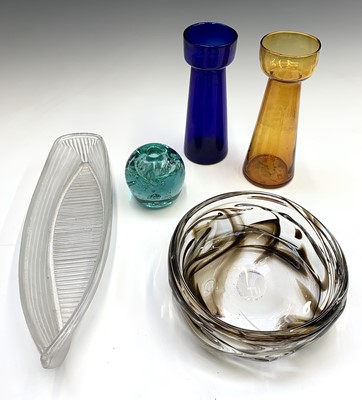 Lot 1083 - A Whitefriars glass bowl, with a knobbly...