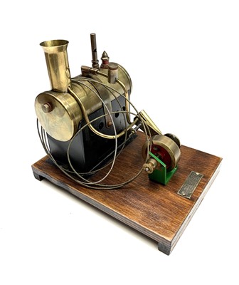 Lot 503 - A Mersey Model Co stationary model steam...