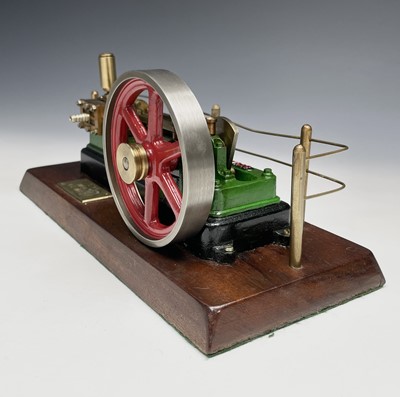 Lot 281 - A Stuart S50 scale model mill engine, on a...