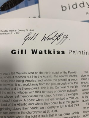 Lot 34 - GILL WATKISS, Paintings 1974-2002 signed BIDDY...
