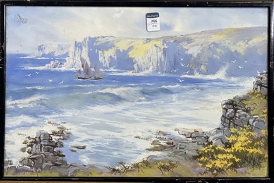 Lot 1402 - Baragwanath KING (1864-1939) Pendower Cove Nr...