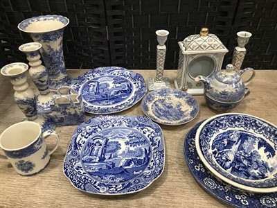Lot 77 - Past Times blue & white transfer printed wares,...