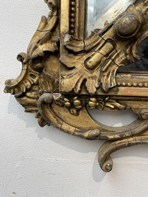 Lot 3015 - A late 19th century continental gilt gesso...