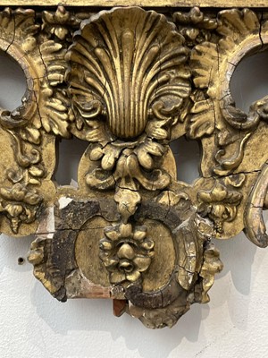 Lot 3015 - A late 19th century continental gilt gesso...