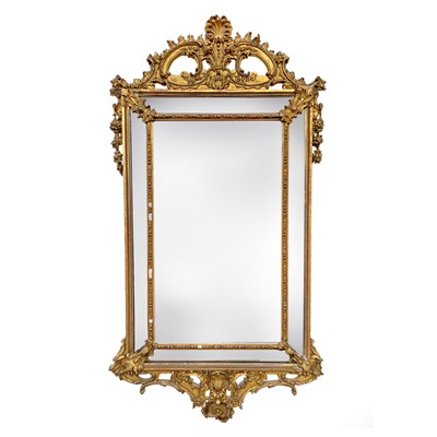 Lot 3092 - A late 19th century continental gilt gesso...