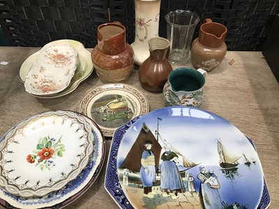 Lot 84 - Miscelleneous ceramics and glass including a...