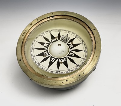 Lot 430 - A landing compass, by Dent & Co & Johnson Ltd,...