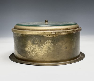 Lot 2928 - A Shortland Bowen brass cased aneroid...