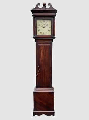 Lot 2931 - A 19th century mahogany thirty hour longcase...