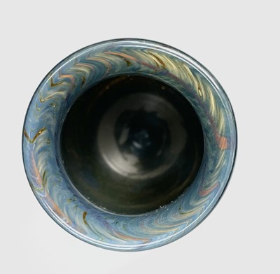 Lot 1119 - A Peter St Clair iridescent glass spiral...