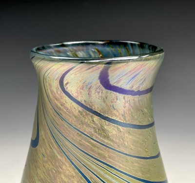 Lot 1119 - A Peter St Clair iridescent glass spiral...