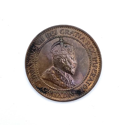 Lot 2 - Rare Canada 1 Cent Coin, Great Britain pre '47...