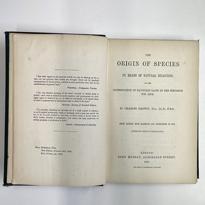 Lot 45 - CHARLES DARWIN. 'The Origin of Species by...