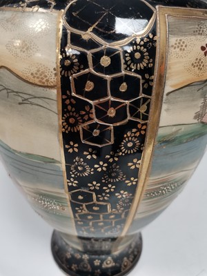 Lot 3 - An early 20th century Japanese Satsuma vase,...