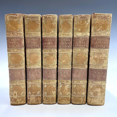 Lot 81 - WILLIAM JAMES. 'The Naval History of Great...