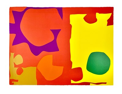 Lot 111 - Patrick HERON (1920-1999) Six in Vermilion...