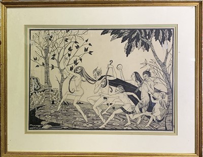 Lot 1495 - The Enchanted Forest Original illustration...