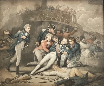 Lot 1492 - 'Lord Nelson Mortally Wounded at the Glorious...