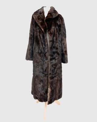 Lot 2850 - A ladies three-quarter length mink fur coat,...