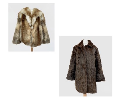 Lot 2851 - A ladies coney fur jacket, approximate size 6,...