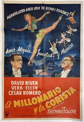 Lot 1504 - A 1951 movie poster, Spanish issue, for the...