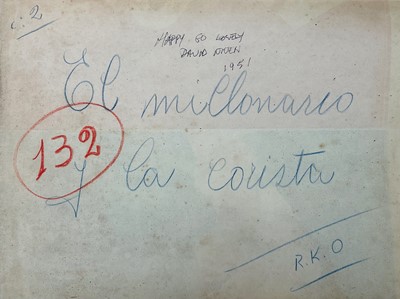 Lot 1504 - A 1951 movie poster, Spanish issue, for the...