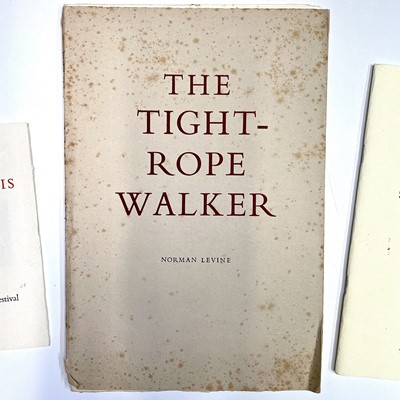 Lot 99 - GUIDO MORRIS. 'The Tight-Rope Walker,' by...