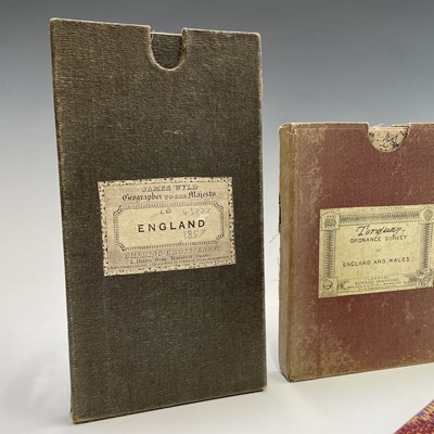 Lot 105 - MAPS. Two James Wyld's, one of England (1857)...