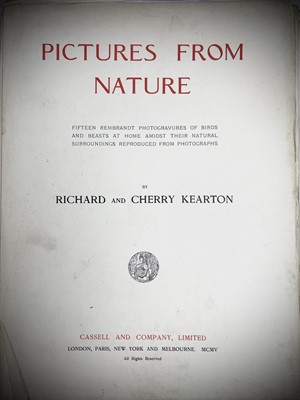 Lot 120 - NATURAL HISTORY. 'Pictures from Nature,' by...