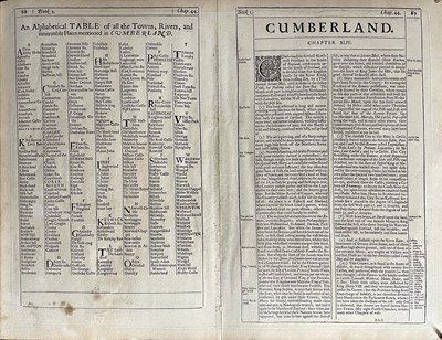Lot 202 - JOHN SPEED. 'Cumberland and the Ancient Citie...