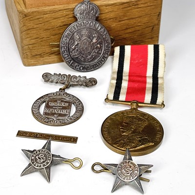 Lot 205 - World War I Metropolitan, etc. Police Medals...