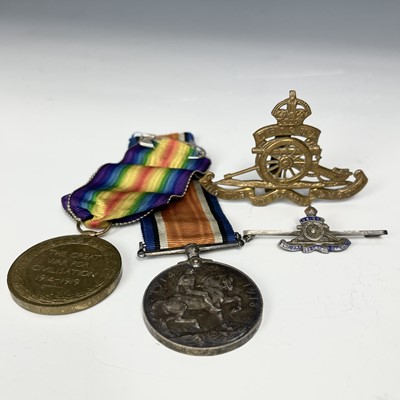 Lot 204 - World War I Medals and Memorabilia - Penzance...
