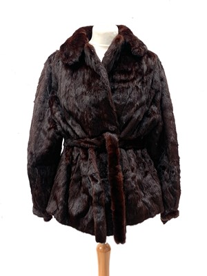 Lot 2816 - A Fishers Furriers Preston fur coat together...