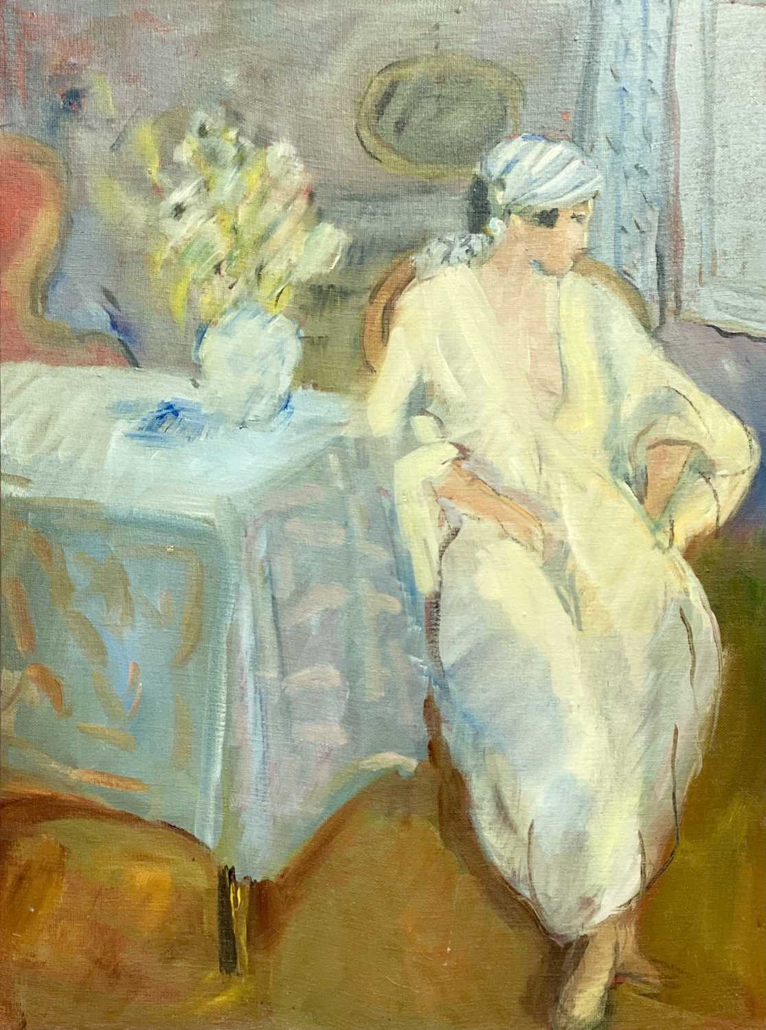 Lot 118 - Rose HILTON (1931-2019) Oil on board Daydreams...