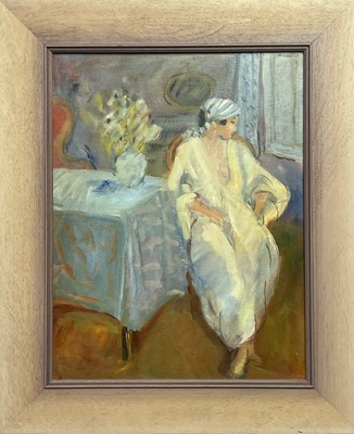 Lot 118 - Rose HILTON (1931-2019) Oil on board Daydreams...