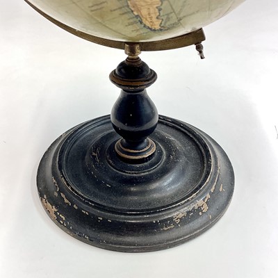 Lot 10 - A Philip's 9 inch, terrestrial globe, on a...