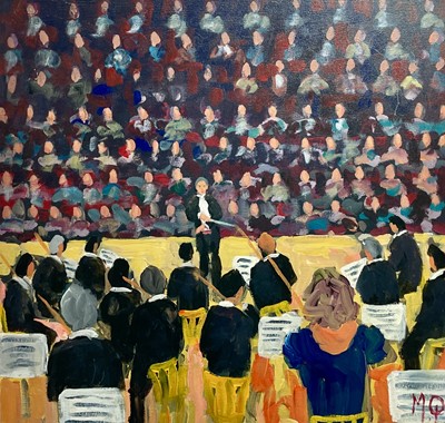 Lot 745 - Michael QUIRKE (1946) The Orchestra Acrylic on...